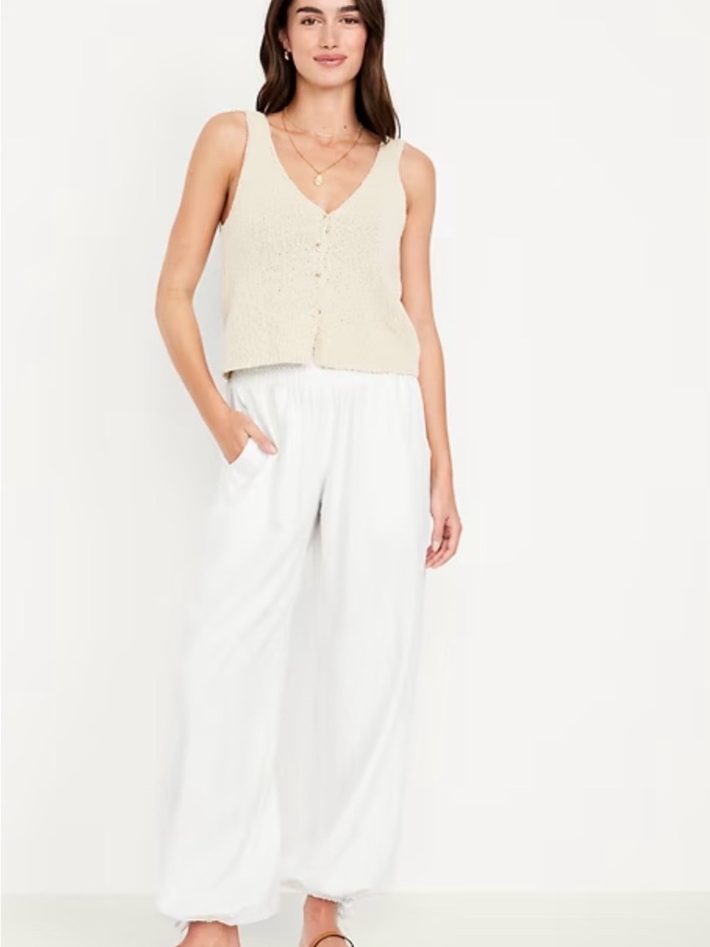 Old Navy linen harem pants xs